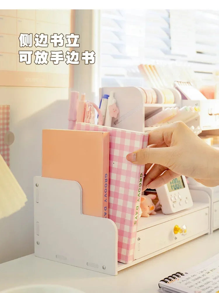 Praktischer Holz Stifthalter für Schreibtischorganisation