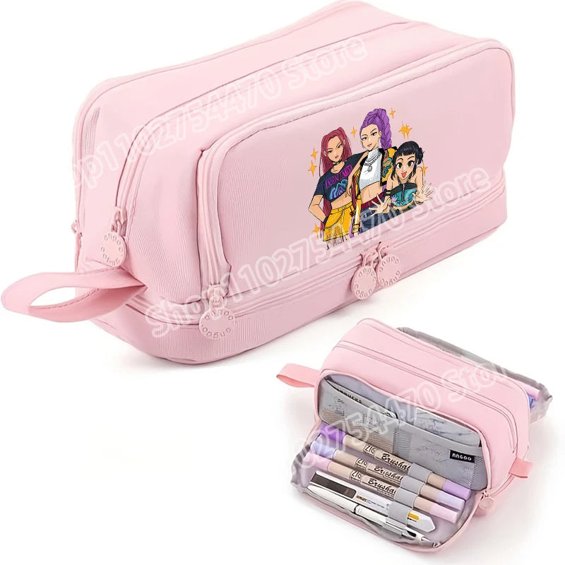 Praktisches Federmäppchen mit kindgerechtem Filmmotiv aus Oxford Stoff