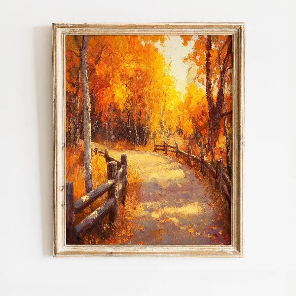 Stilvolles Leinwandbild Herbstliche Natur für Ihr Zuhause