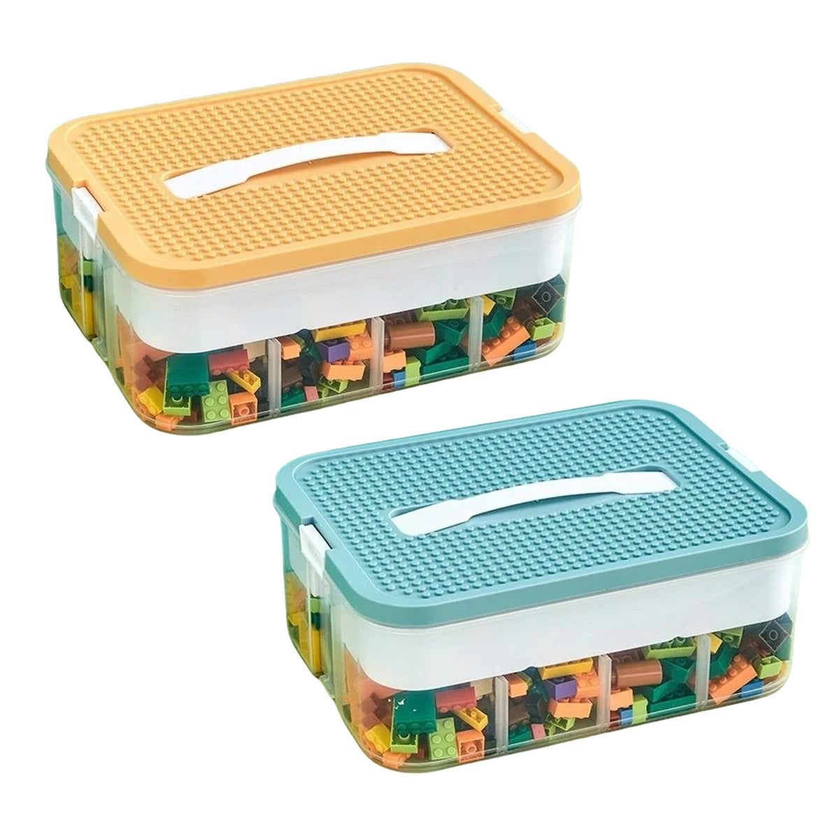 Kunststoff Aufbewahrungsbox für Spielzeug und Bausteine-Yabubest - Home & More