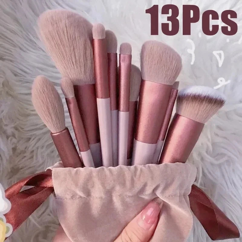 Praktisches Kosmetikpinsel Set für vielseitiges Make up