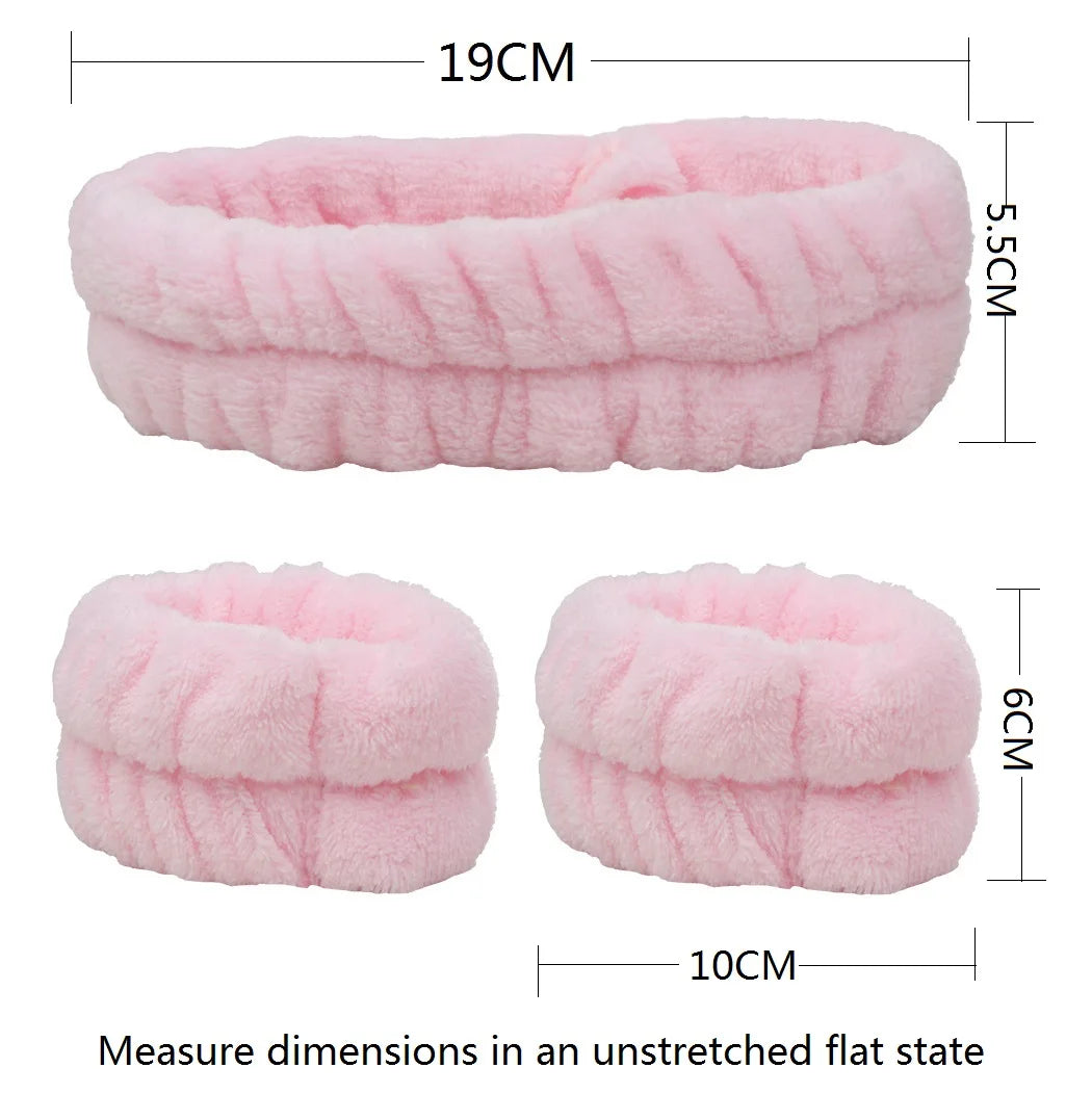 Elastisches Stirnband und Haargummi Set für Komfort und Stil