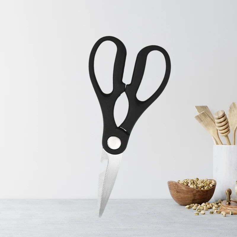 Ultrascharfe Edelstahl Küchenschere Mehrzweck für Geflügel, Fleisch, Knochen