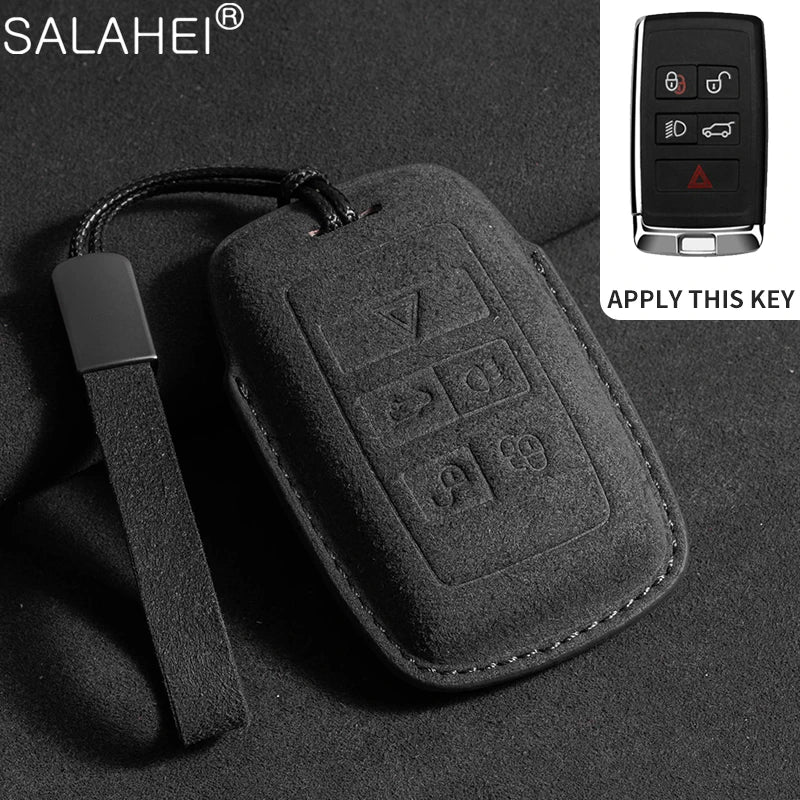 Wildleder Schlüsselhülle für Land Rover – Schutz und Dekoration