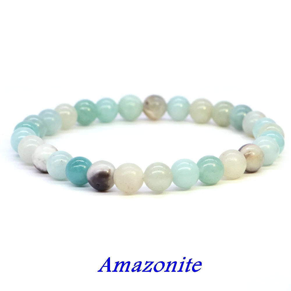 Natürliches Aquamarin Quarz Armband für Yoga und Meditation