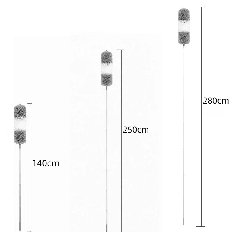 Mikrofaser Staubwedel Ausziehbar für Auto Möbel Reinigung Lücke