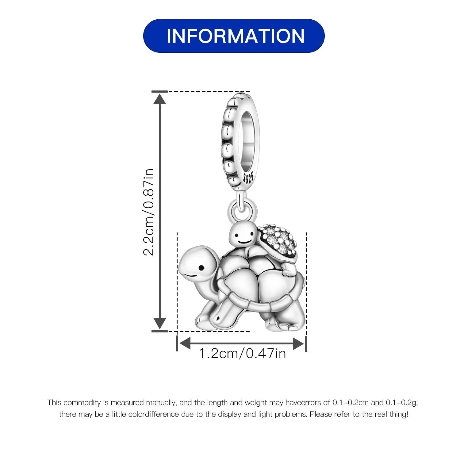 925 Sterling Silber Muschel Seestern Anhänger für Armband