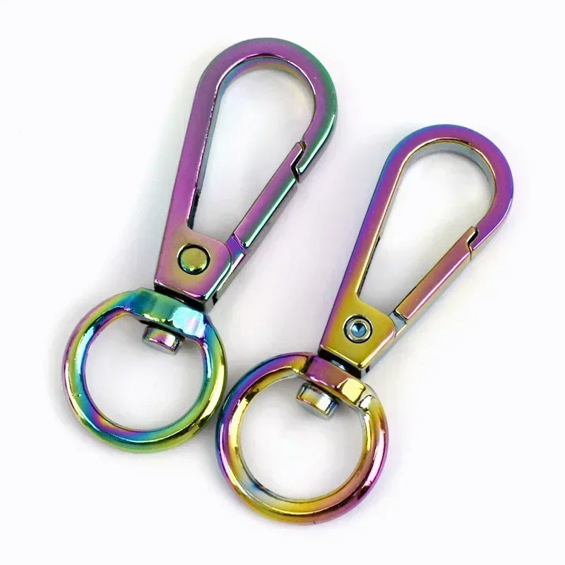 13x50mm Metall Karabiner Clips Schnallen Schlüsselringe 5 10 20 Stück