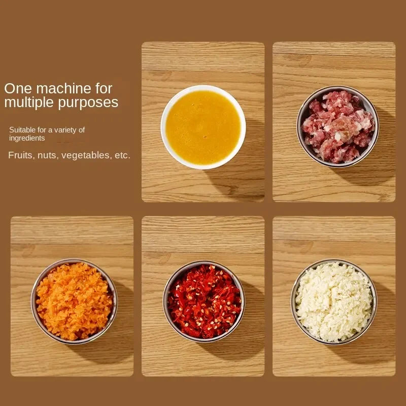 Elektrischer Mini-Knoblauchzerkleinerer USB mit robustem Fleischwolf