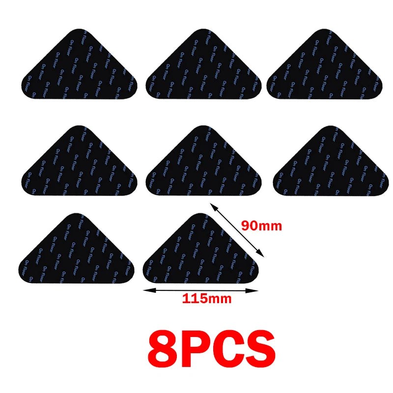 Rutschfeste Teppich Aufkleber Waschbar Anti Curling Patch für Bodenteppiche