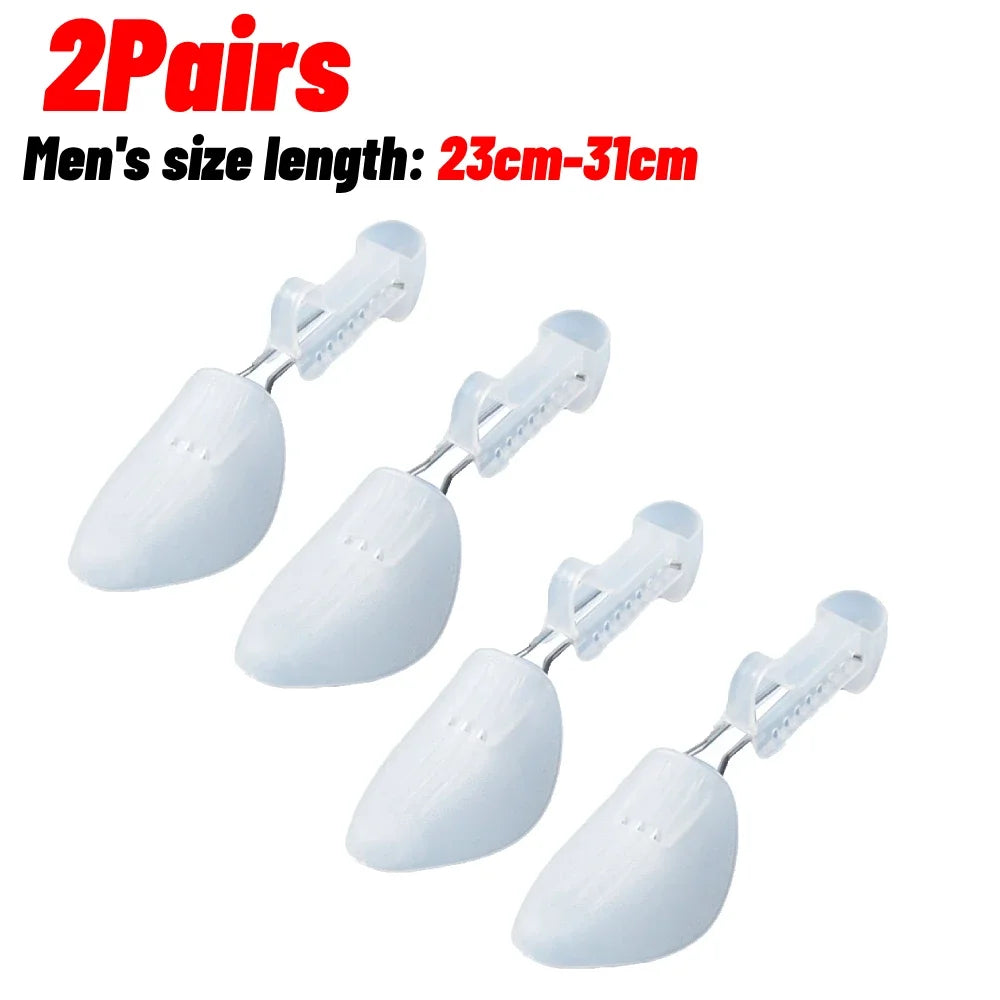 Verstellbare Kunststoff Schuhspanner 1/2 Paar für Damen und Herren Schuhe