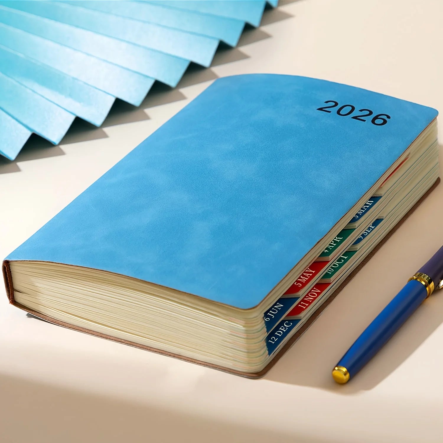 Plan-Notizbuch 2026 – 320 Seiten, Zeitmanagement & Zielverfolgung-Yabubest - Home & More