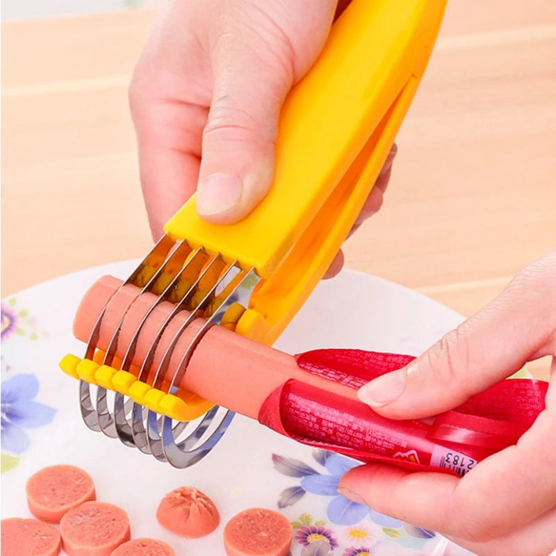 Umweltfreundlicher Schinken Bananen Schneider aus Edelstahl