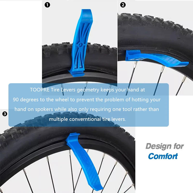 Multifunktionaler Fahrradreifenheber 4-in-1 Reparatur Werkzeug mit Entleerung