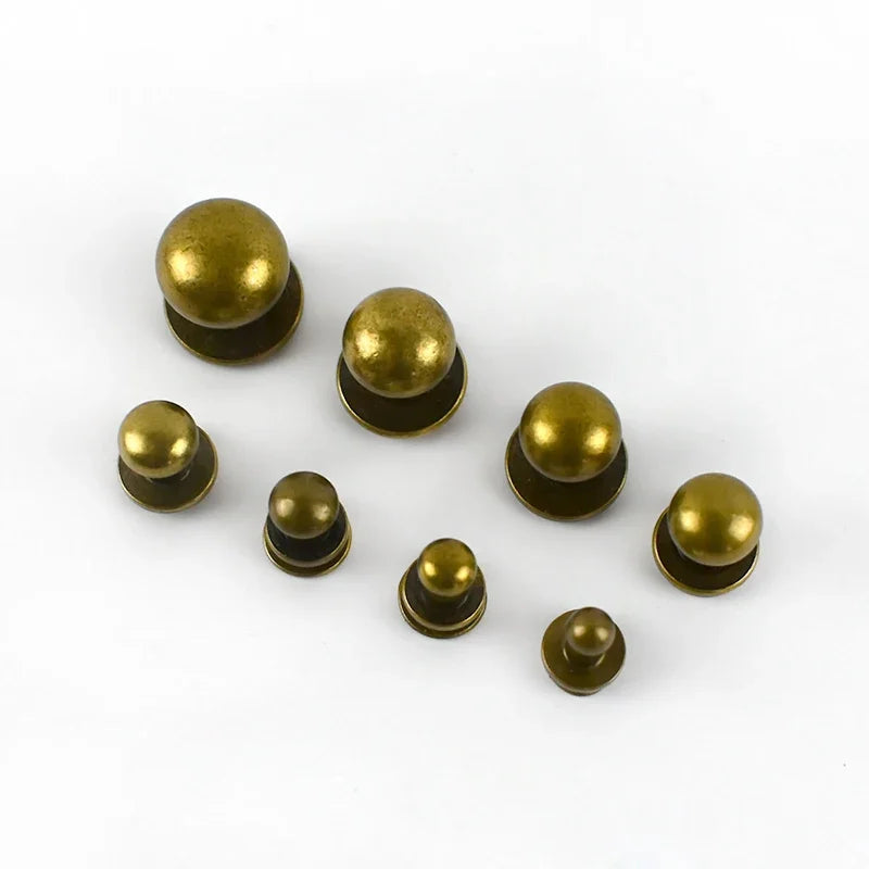 Vielseitige Metallnieten 4-12mm für Gürtel Taschen und DIY Projekte