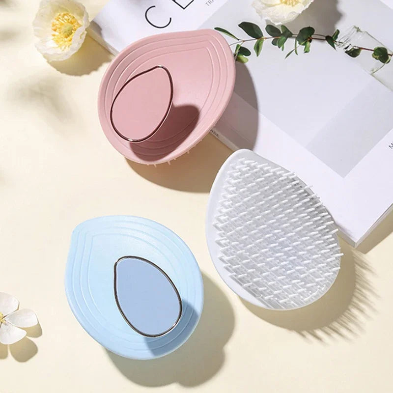 Kopfhaut Massagekamm mit langem Griff für entspannende Reinigung & Pflege