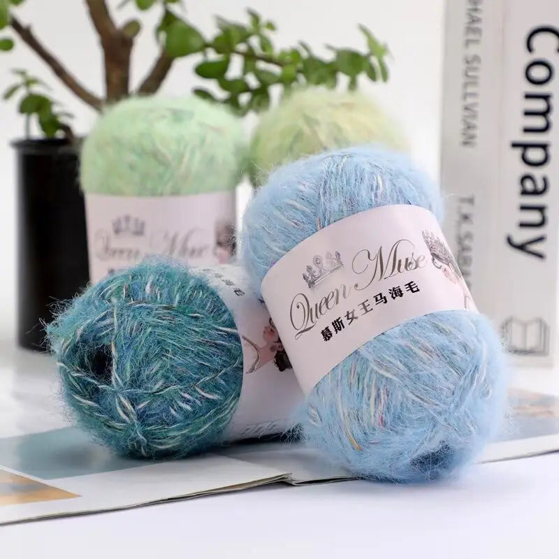 Weiches Mohair Garn für komfortable handgestrickte Kleidung
