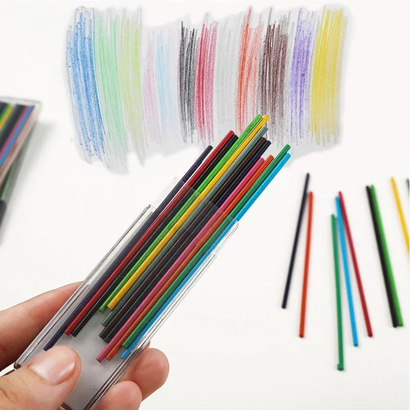 Druckbleistifte Set 2.0 mm für Skizzen und Studentenbedarf