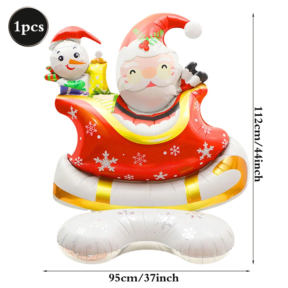 Festliche Weihnachts Folienballons Santa Rentier Schneemann für Partys