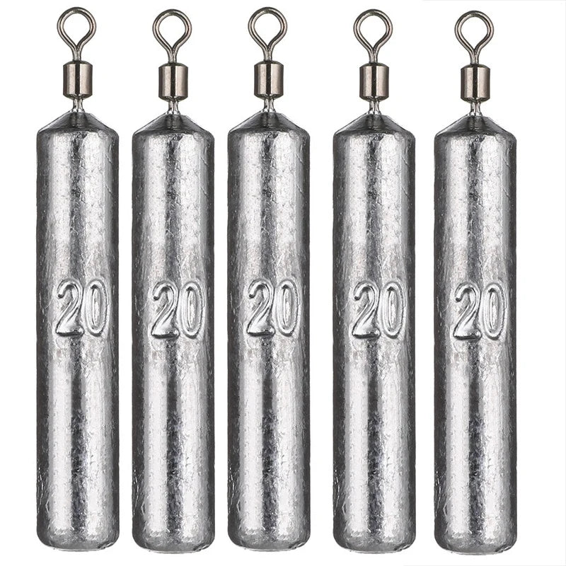 5er Set Angelgewichte Tropfen Sinker 3,5g bis 20g für Karpfen Angeln