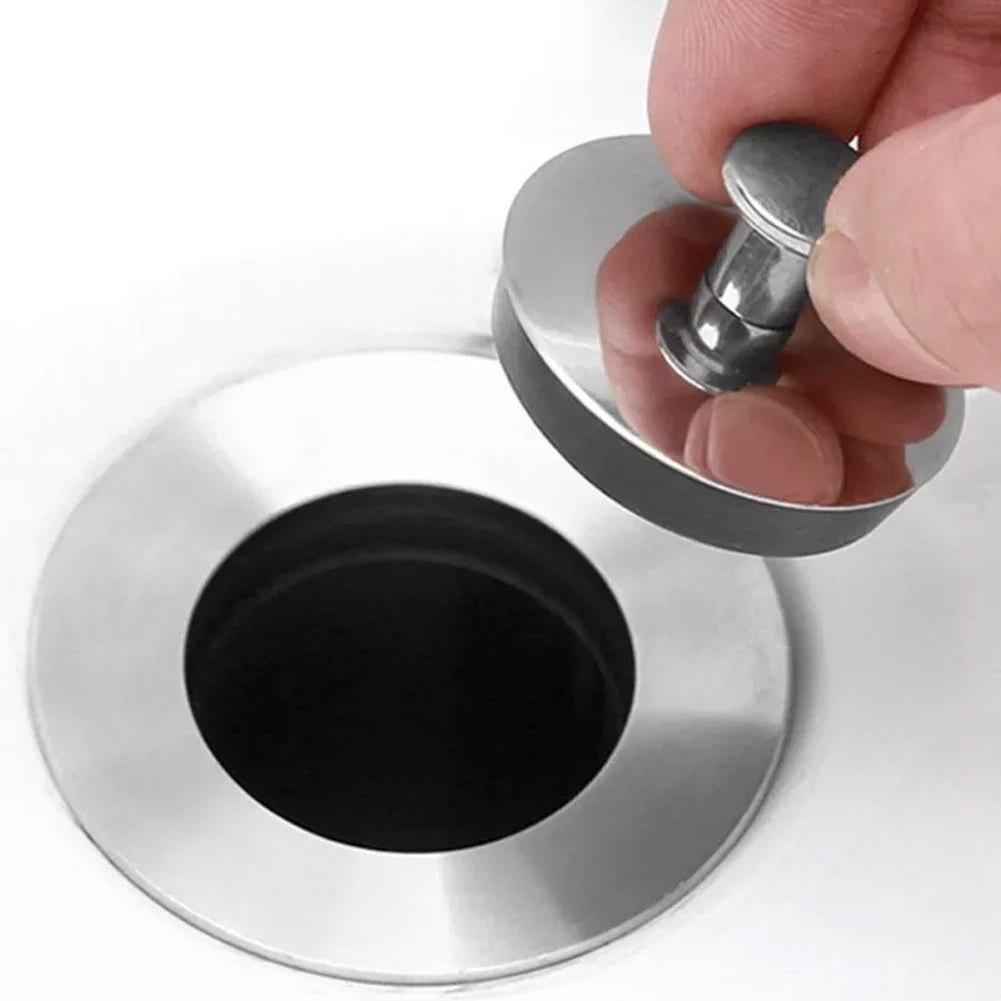 Edelstahl Waschbecken Stecker Badewanne Abfluss Stopper 37mm Gummi