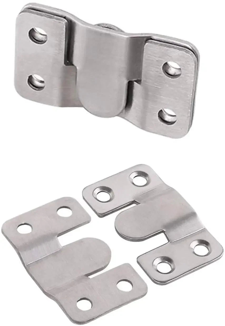 Edelstahl Sofa Verbinder 2er Set – Robuste Möbel Halterungen Edelstahl