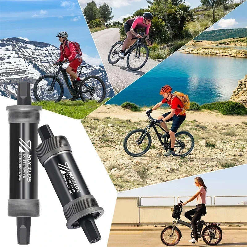 Fahrrad Tretlager quadratisches Loch BB68 BB80 BB90 BB100 BB110 BB120 MTB Ersatz