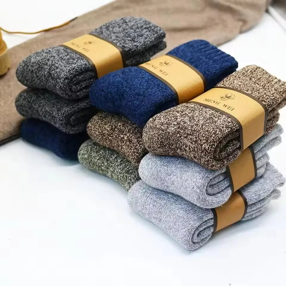 Warme Winter Socken für Herren mit Mittelhohem Schaft