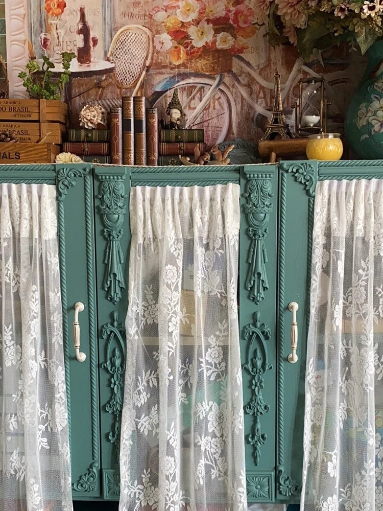 Holzmoebel Applikationen Wohnzimmer Dekoration NATUERLICHE Blumen