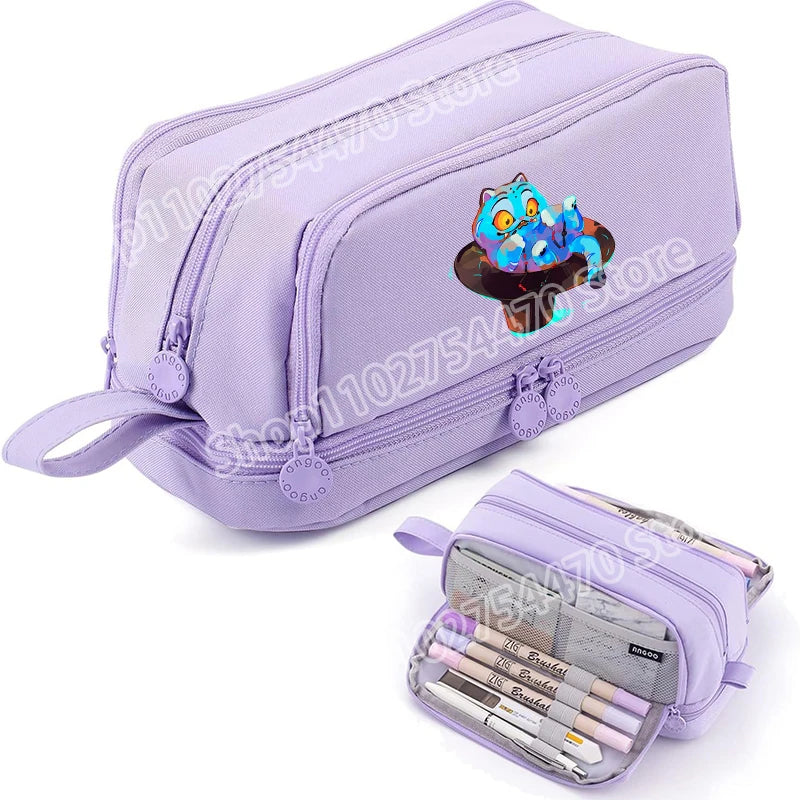 Praktisches Federmäppchen mit kindgerechtem Filmmotiv aus Oxford Stoff