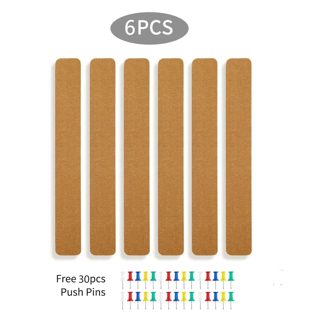 Selbstklebende Korkstreifen Korkfilz Pinnwand Ankündigungsstreifen 3-12 Stück