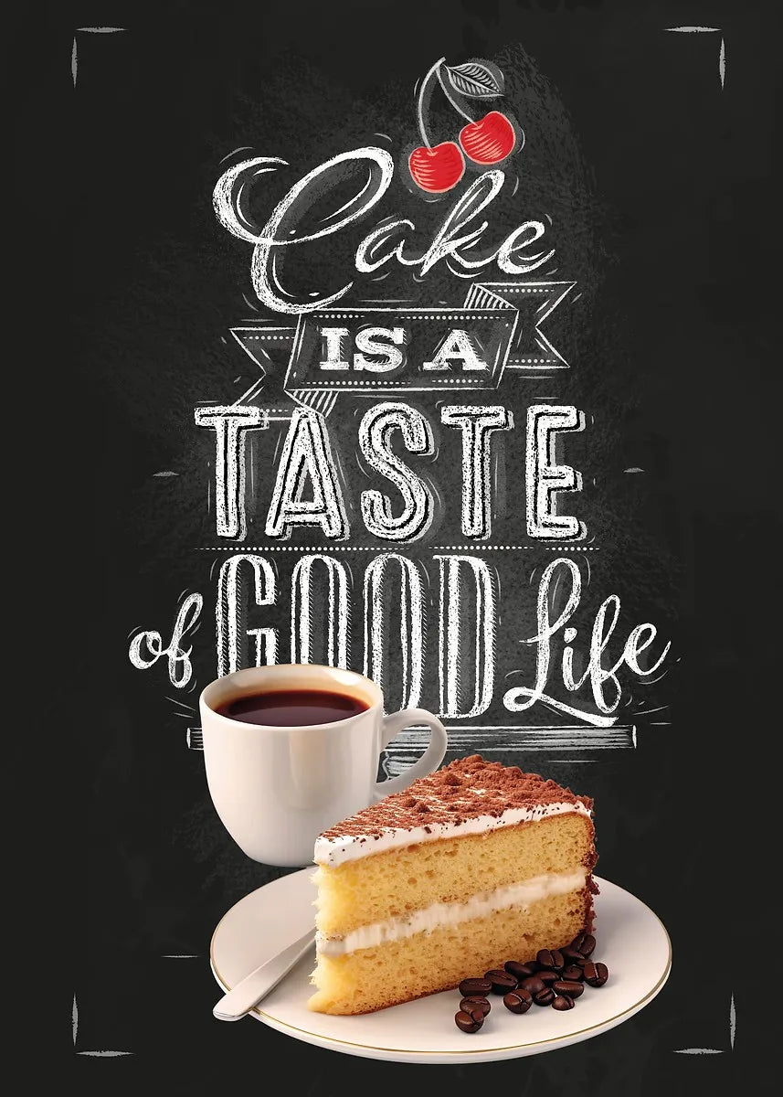 Kaffeetasse Poster Nordic Drucke Kaffee Bäckerei Kuchen Pizza Tafeln Leinwand Malerei Bilder für Cafe Shop Home Küche Dekor