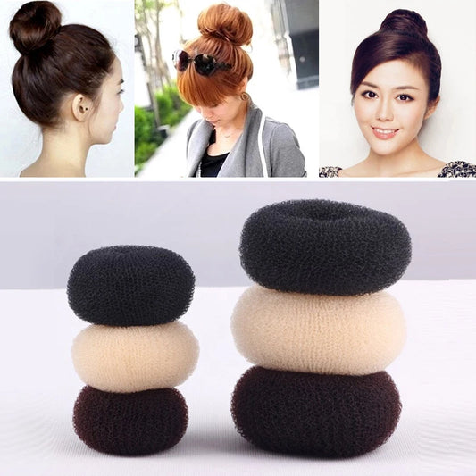 Magischer Haar Brötchen Donut für einfaches Styling in S, M, L und Wunschfarbe