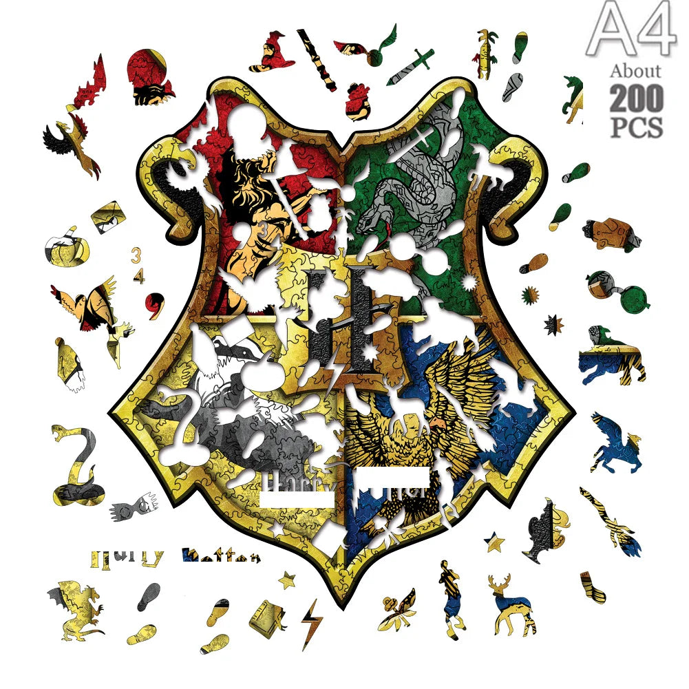 3D Holzpuzzle Tier Formen für Kinder und Erwachsene