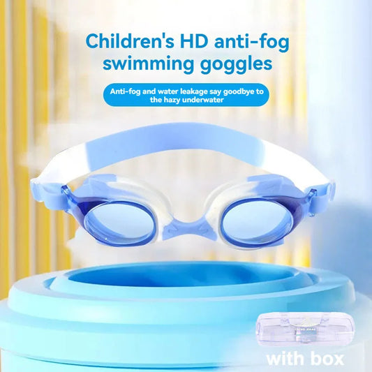 Wasserdichte Anti-Fog Schwimmbrille aus Silikon für Kinder mit UV-Schutz