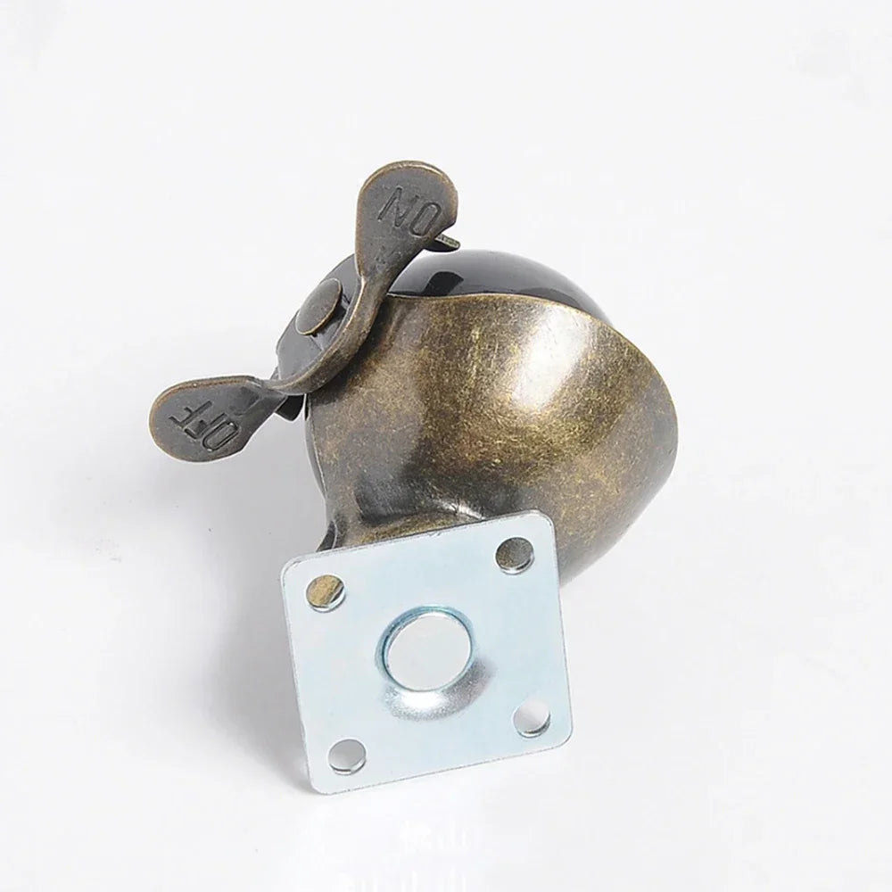 Universelle Möbel-Lenkrollen 5,1 cm Kugelrolle antikes Kupfer Messing-Yabubest - Home & More