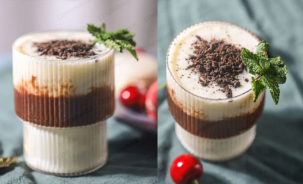 Hitze beständige transparente Kaffeetasse aus Glas für Tee Saft und Milch-Yabubest - Home & More