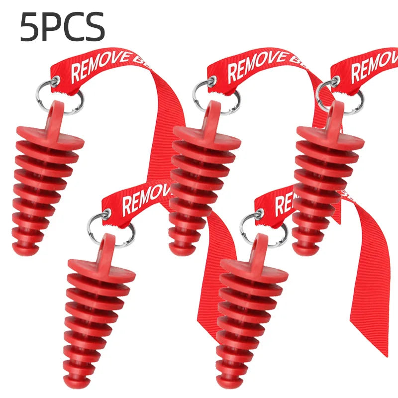 Robuster Gummi Auspuffstopfen für Endrohrschutz und Reinigung