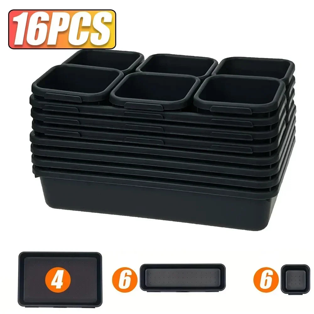 Werkzeugkasten Organizer Set mit Schubladenablage und Trennblättern