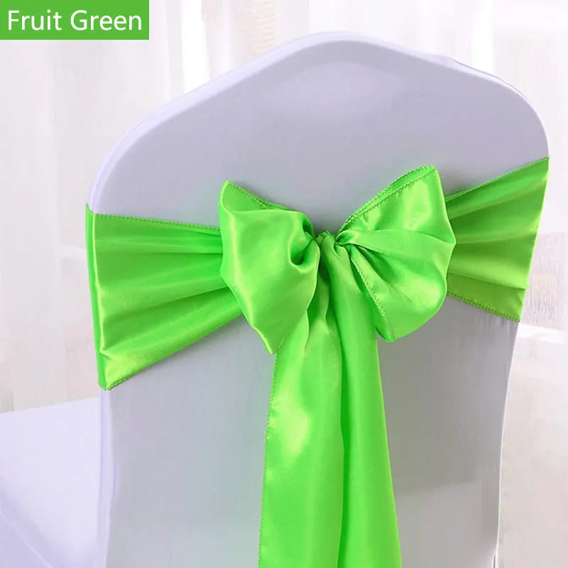 Satin Stuhlschärpen für Hochzeiten und Events 50 Stück