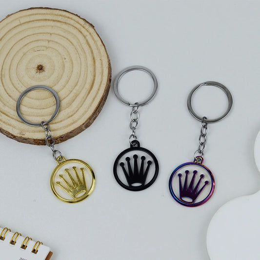Eleganter Goldfarbener Krone Schlüsselanhänger – Stilvolles Unisex Accessoire