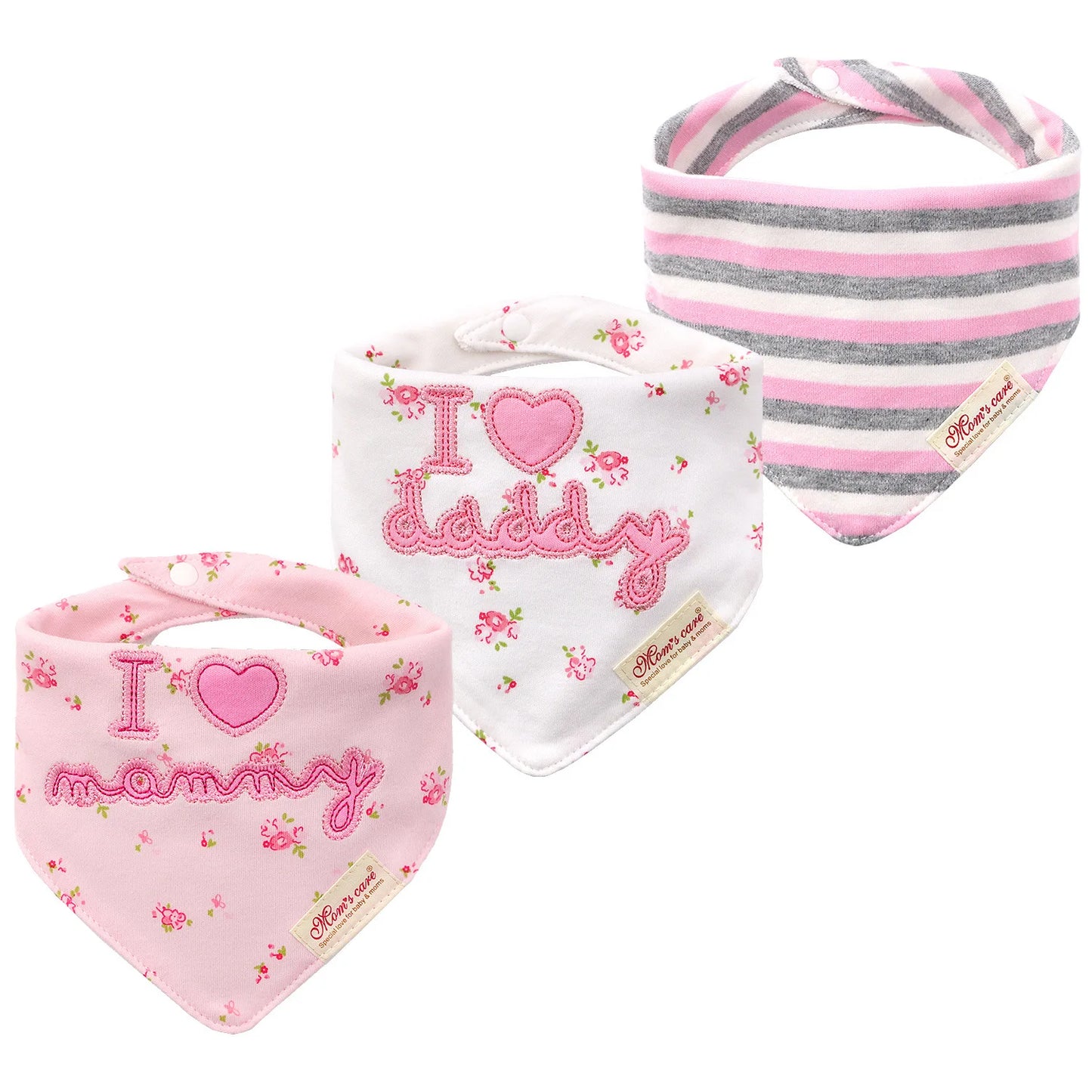 Weiches 3-teiliges Baby-Speicheltuch Set für Jungen - Mädchen – saugfähig, unisex