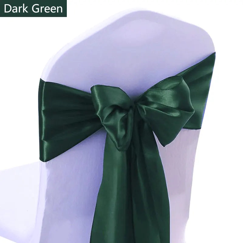 Satin Stuhlschärpen für Hochzeiten und Events 50 Stück