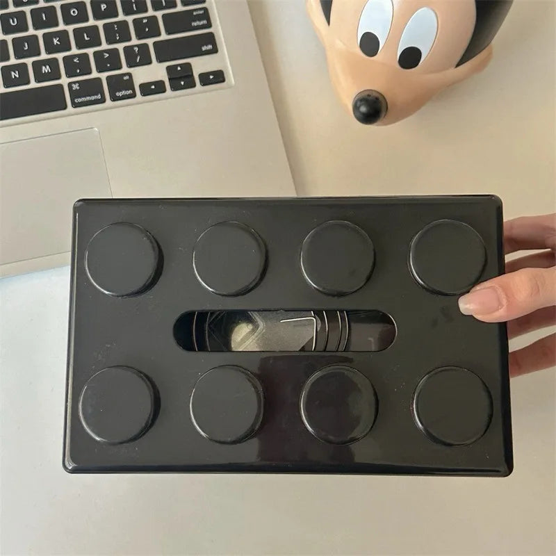 Praktische Cartoon Serviettenbox aus Kunststoff für Haushaltslagerung