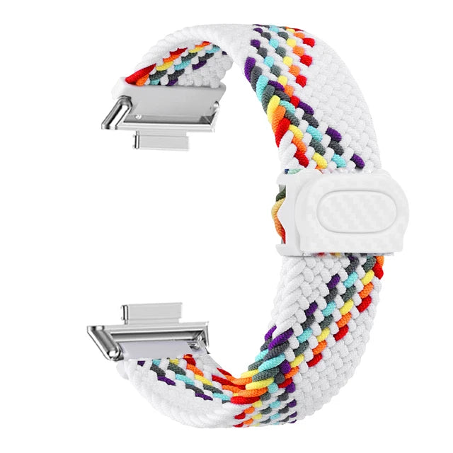 Sportlich - Robust: Geflochtenes Nylonarmband für Huawei Watch Fit 2 Komfort