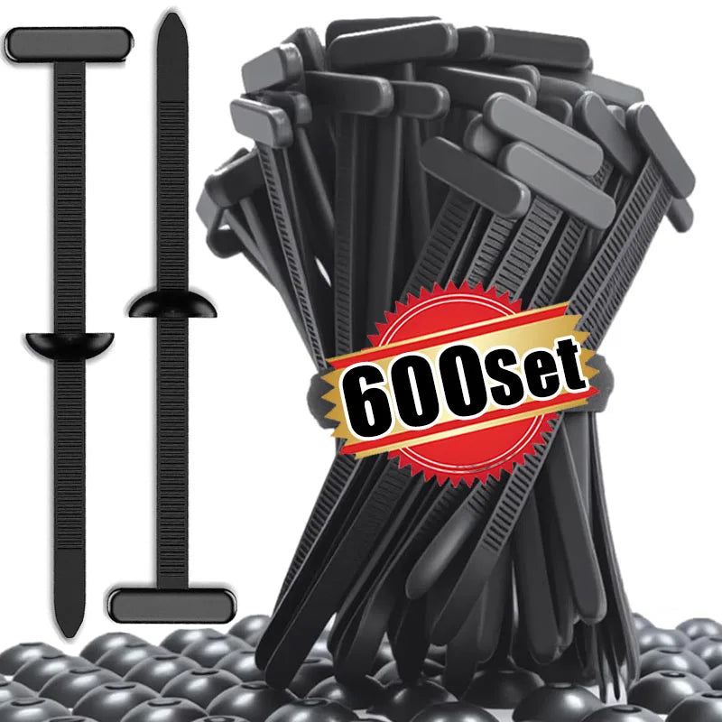 Universal Nylon Kabelbinder Schnalle Auto Verschluss Schraube Ersatz Clip Auto Kotflügel Stamm Motor Schutz Panel Draht Management Sicher-Yabubest - Home & More