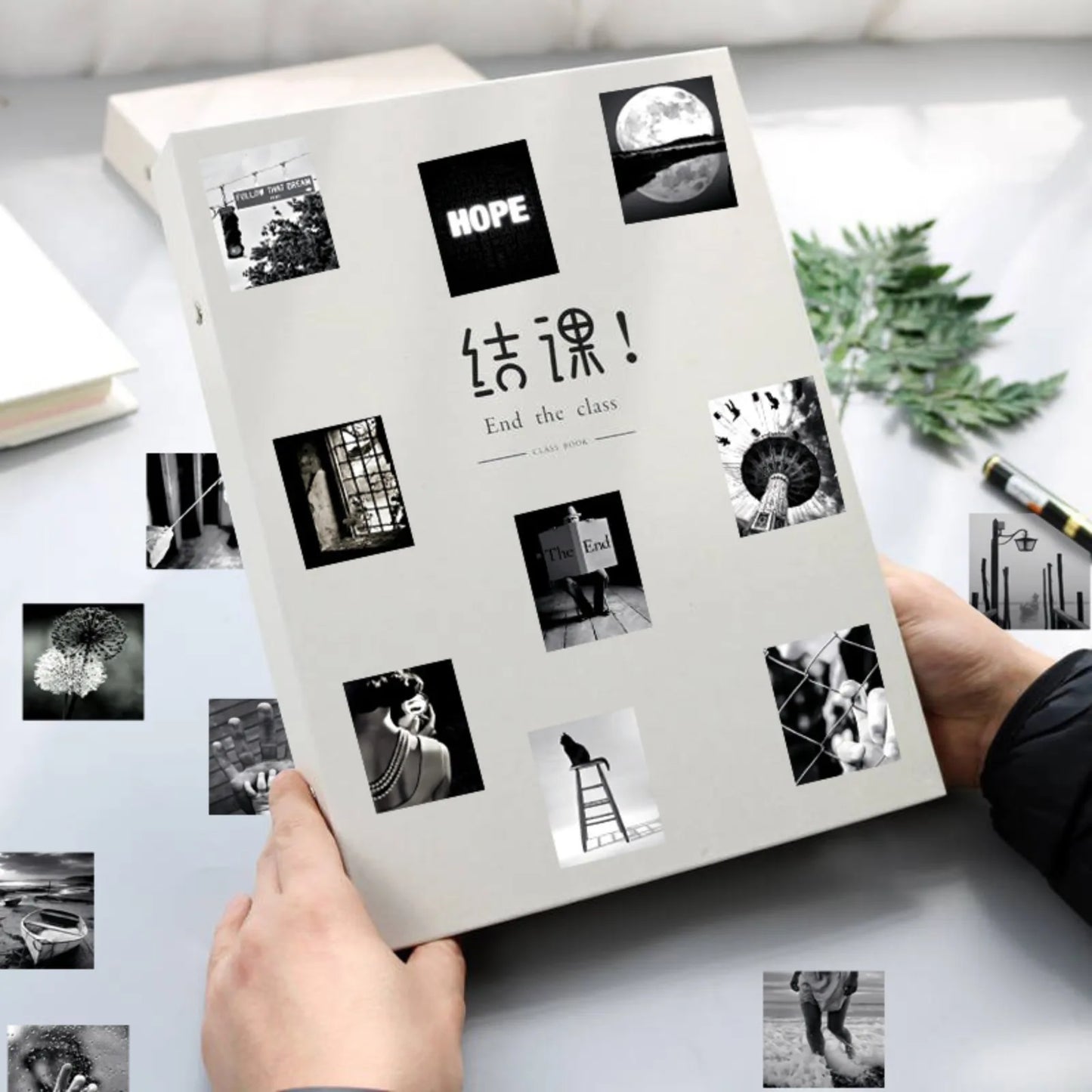 Wasserdichte schwarze Sticker für DIY Dekor, flexibel - wiederverwendbar