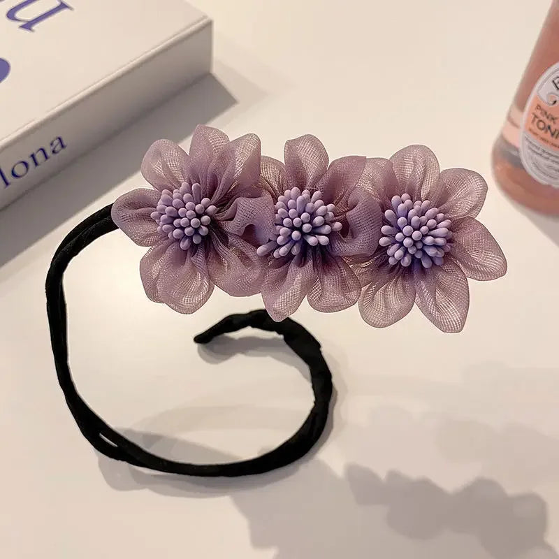 Blumenförmiger Magic Bun Maker Haarstyling Helfer für Frauen