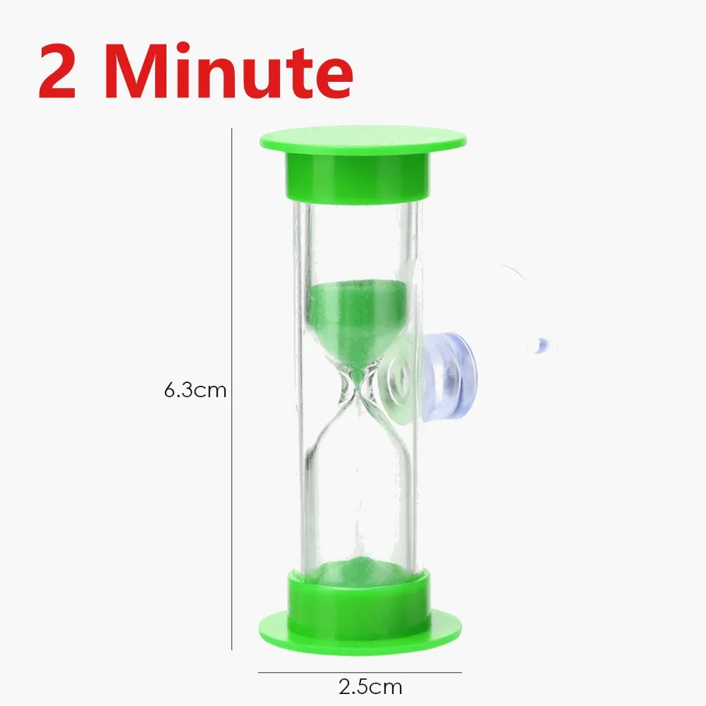 Bunte Sanduhr Timer 2 3 Minuten für Zähneputzen Dusche Dekoration