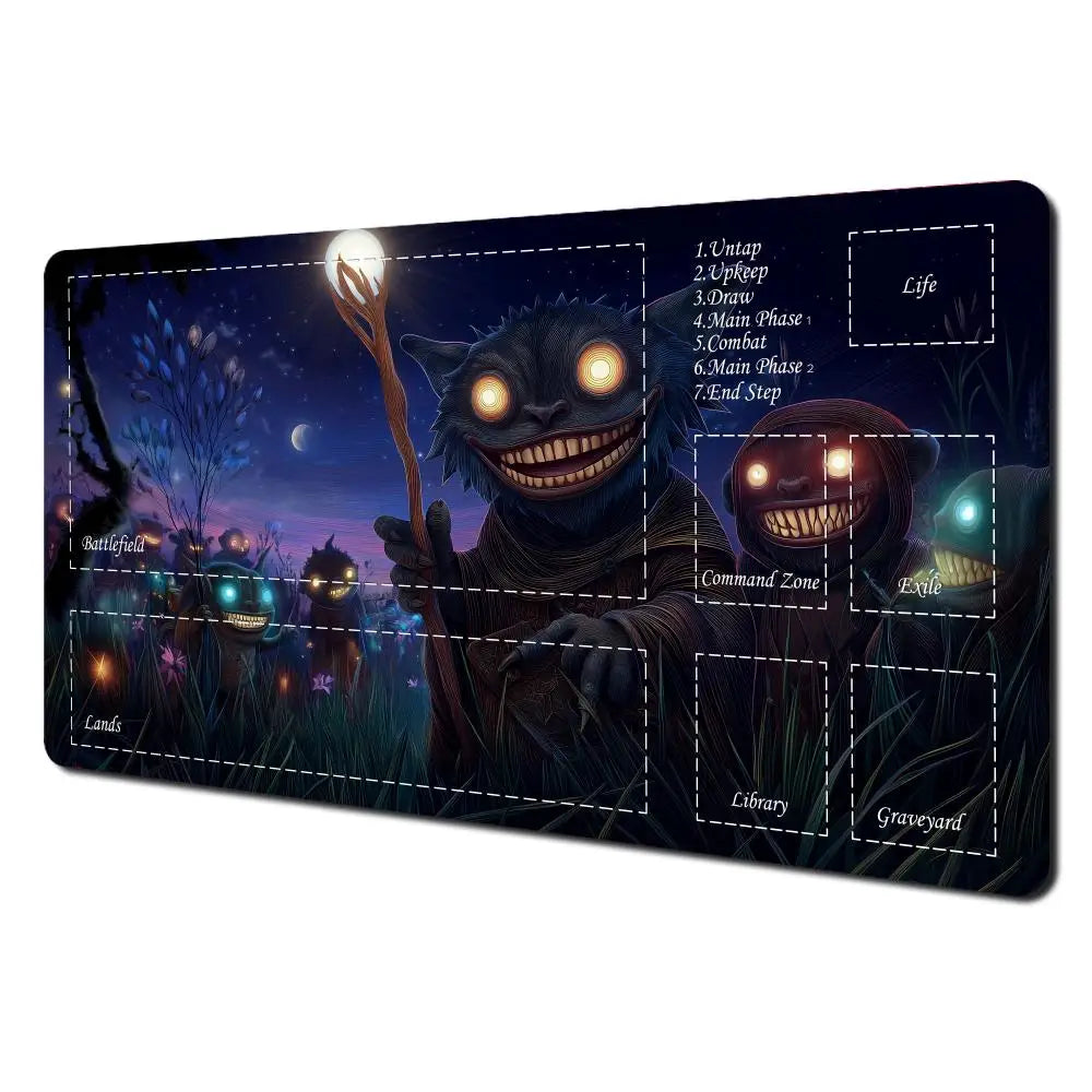 Rutschfeste Karten Gaming Matte mit Monsterzone für strategische Spiele